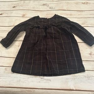 Mabo black plaid dress